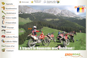 Acc�dez au site internet Enduroad qui est organisateur de balade et randonnee enduro en Roumanie